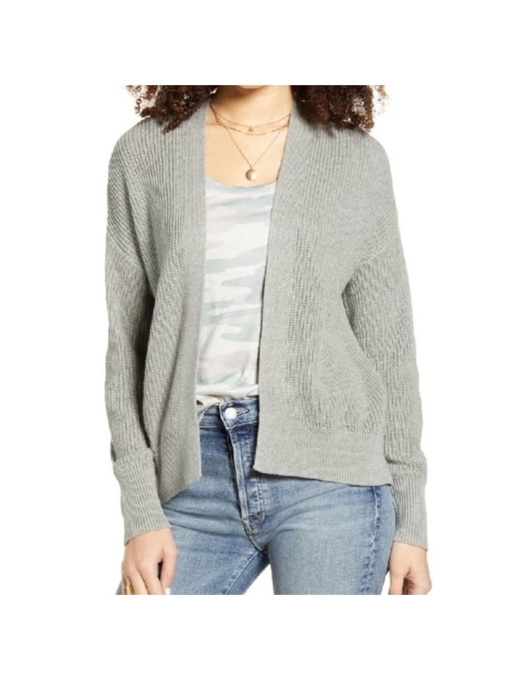 Bp. Casual Open Front Cardigan